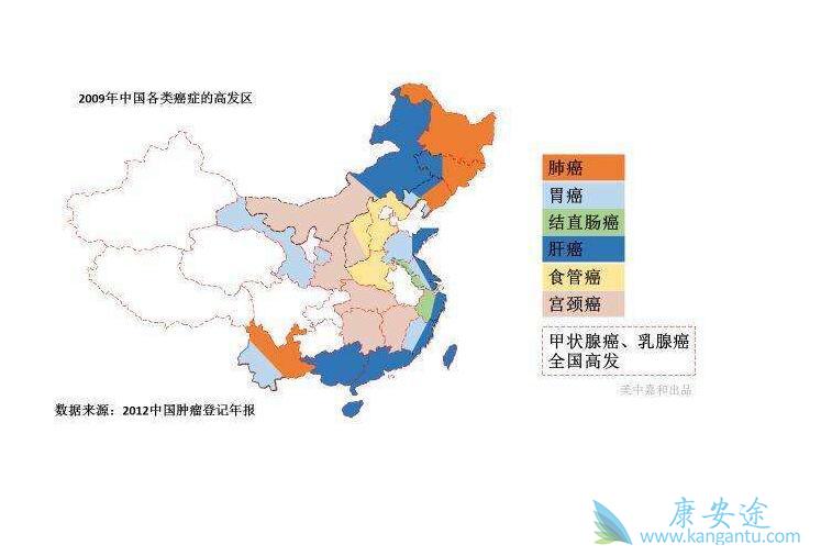 癌症分布地图 癌症分布地图